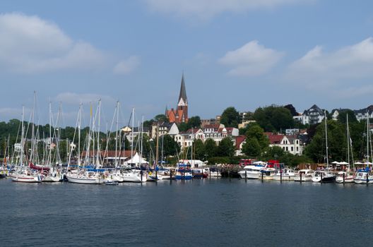 Flensburg town in the north of Germany