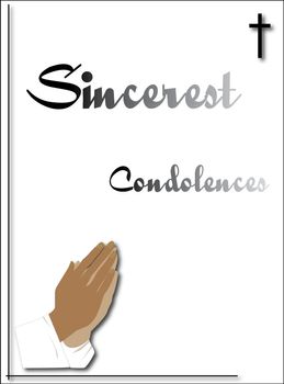 condolence card