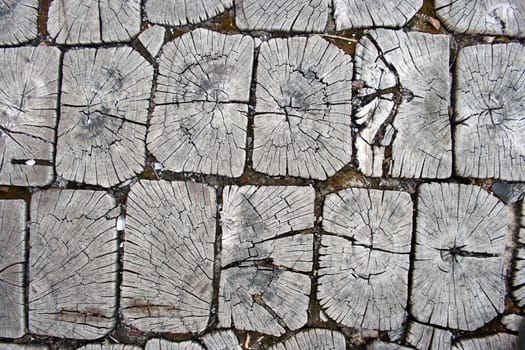 Wood blocks texture