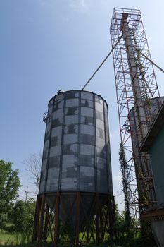 Metal silo for agriculture granary in Thailand