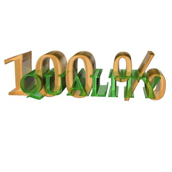 glossy gold three-dimensional inscription 100 percent quality