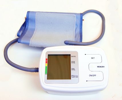 Blood pressure meter showing a normal blood pressure.