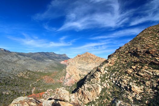 Red Rock Canyon National Conservation Area is located just west of Las Vegas in Nevada.