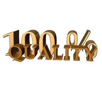 glossy gold three-dimensional inscription 100 percent quality