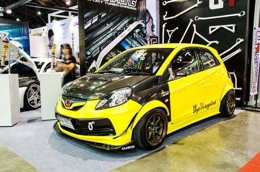 BANGKOK - JUNE 20 : Honda Bio car on display at Bangkok International Auto Salon 2013 Exciting Modified Car Show on June 20, 2013 in Bangkok, Thailand.