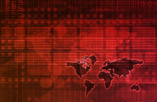Futuristic Web Cyber Data Grid Color Background