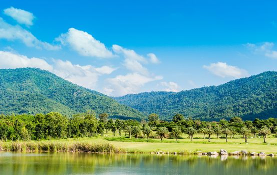 Dream golf course. Located on the palm.