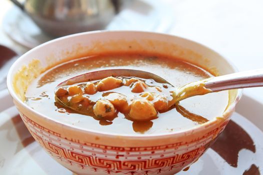 Moroccan traditional soup - harira

