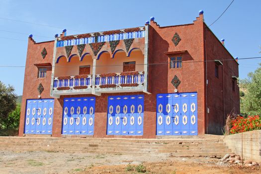 Arabian house in atlas mountains, morocco
