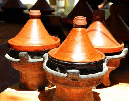 Moroccan ceramic cookware - tajines
