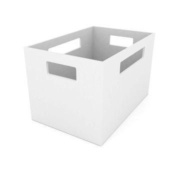 new packaging isolated on white background