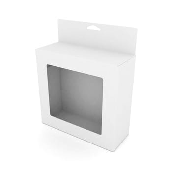 new packaging isolated on white background