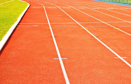 Running track rubber standard red color