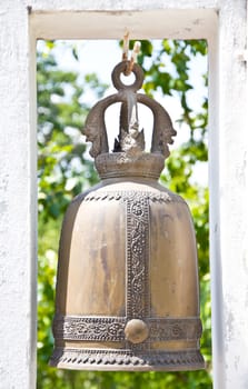 golden bell in the temple