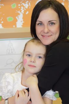 Portrait of the happiest mother and daughter