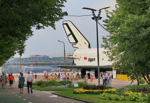 monument BURAN spacecraft