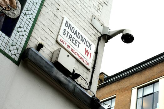 Broadwick Street Sign London W1