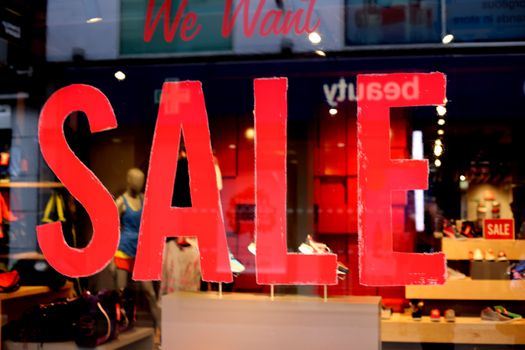 Retail Shop Sale Sign Carnaby Street London