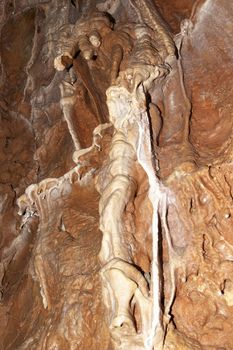 Javoricske caves are located in central Moravia, about 10 miles west of Litovle city. Underground cave system Javorice a complex of corridors, domes and divides. Cave excel beautiful stalactite formations.
Javorice, Moravia, Czech republic.