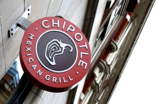 Chipotle Mexican Grill Shop Sign London