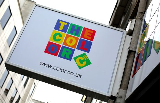 The Colour comapny Shop Sign London