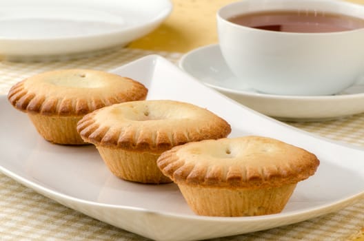 pie with berries on a plate.