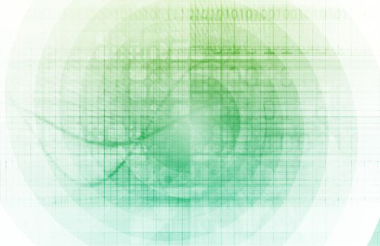 Technology Background as a Digital Abstract Art