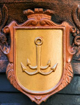 Coat of Arms of Odessa city in Ukraine