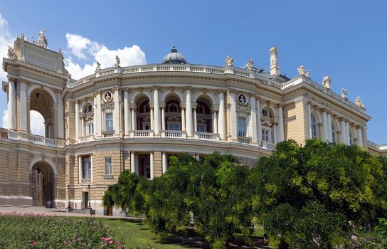 Opera theater in Odessa, Ukraine