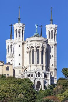 basilica of notre dame de fourviere in the historical center of Lyon