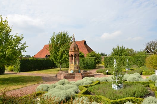 Formal English garden