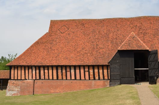 Barn in close up