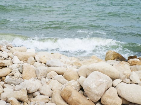 Sea Waves and Stone Coast