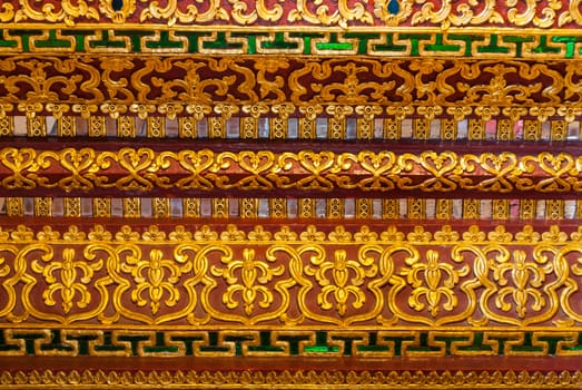 Ancient Art Texture/ Background of Lanna Kingdom, Thailand.