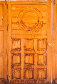 Old Stain Wood Door.