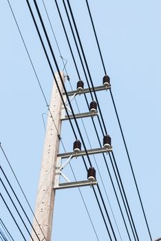 Concrete Electric Tower.