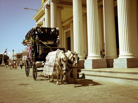 Hearse in Granarda Nicaragua