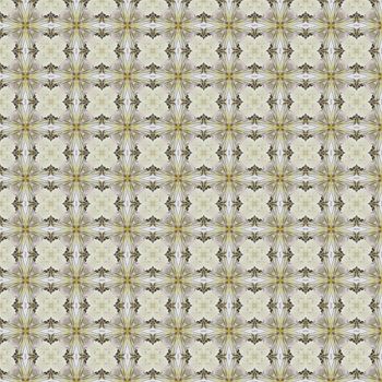 Vintage shabby background with classy patterns. Geometric or floral pattern on paper texture in grunge style.