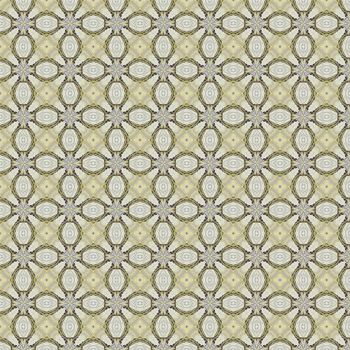 Vintage shabby background with classy patterns. Geometric or floral pattern on paper texture in grunge style.