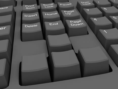 blank button in keyboard