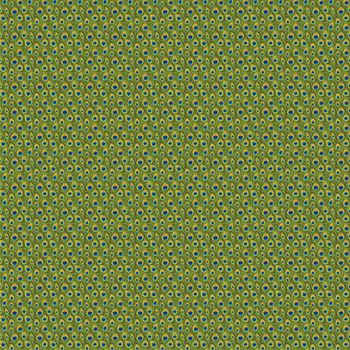 green tail of peocock seamless pattern