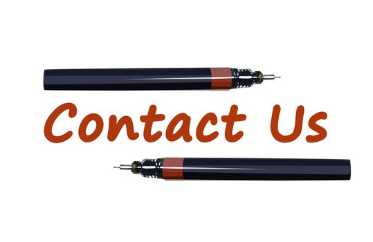 pen upside down on contact us
