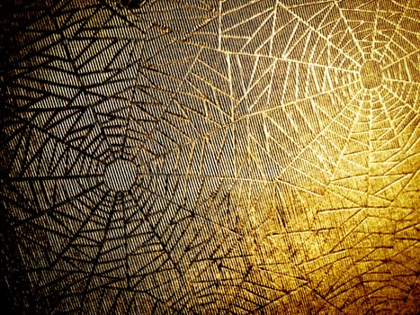 old paper with cobweb pattern ( background texture )