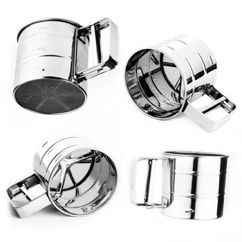 Sifter set isolated on white background