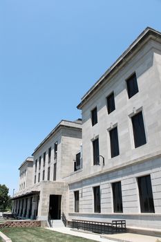 Exterior view of the City Hall in Cedar Rapids, Iowa.