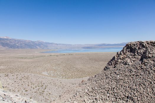 Panum Crater is a volcanic cone that is part of the Mono-Inyo Craters, a chain of recent volcanic cones south of Mono Lake and east of the Sierra Nevada, in California, USA.