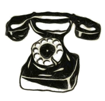 Drawing of the old phone