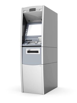 image of the new ATM on white background