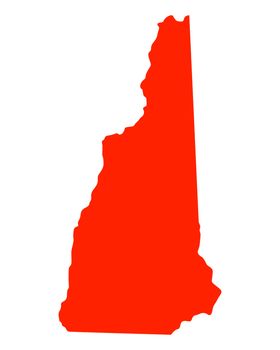 Map of New Hampshire