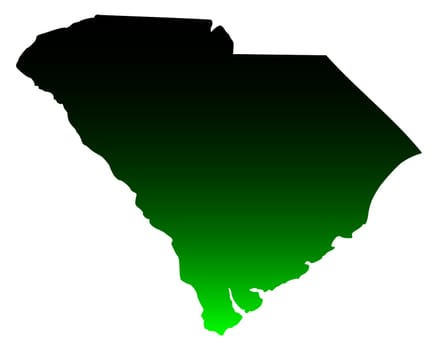 Map of South Carolina